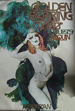 Ad for fourth British Golden Earring Tour 1974